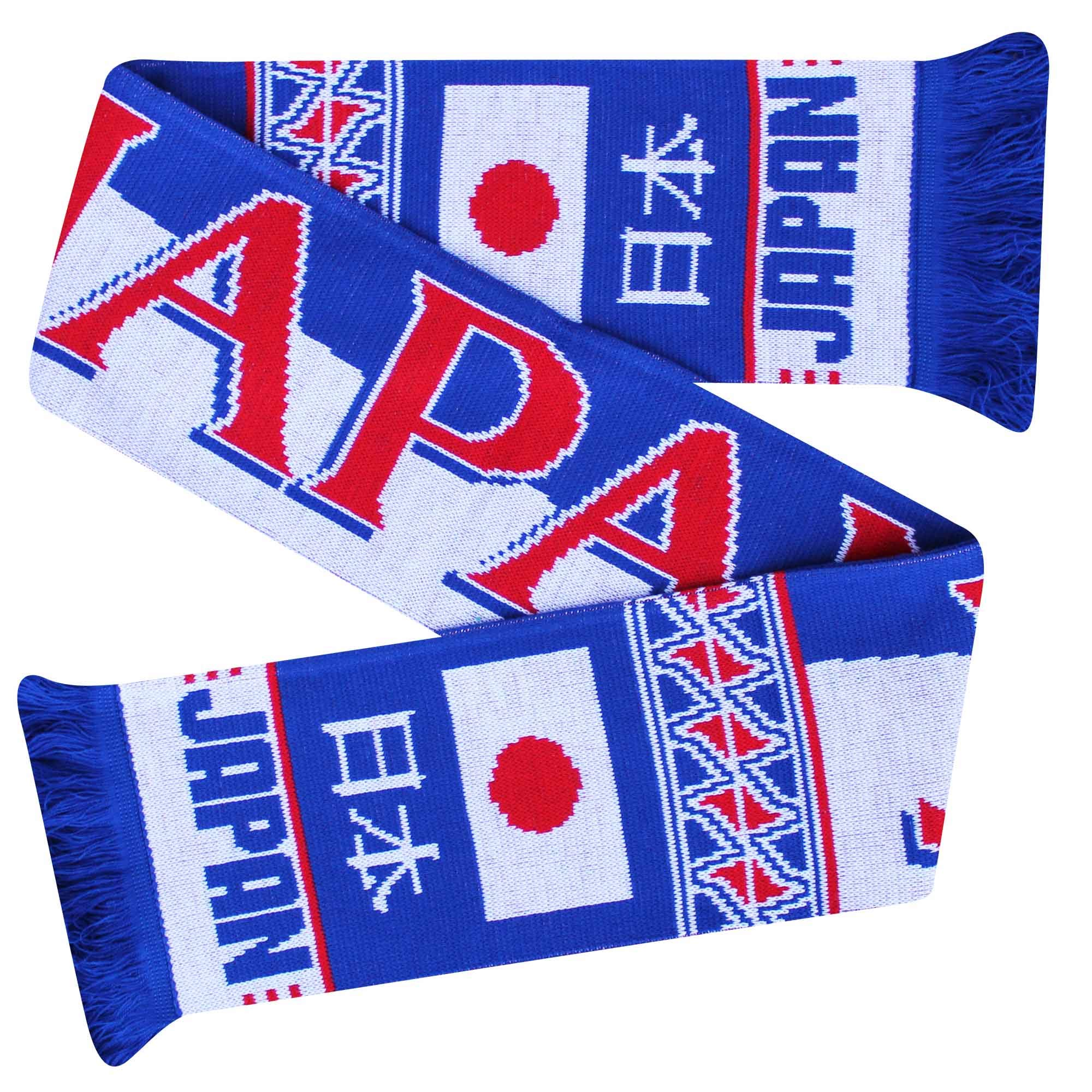 Japan Football & Rugby Fans Scarf (100% Acrylic)