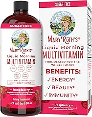 MaryRuth Organics Multivitamin Multimineral for Women Men & Kids | No Added Sugar | Vegan Liquid Vitamins for Adults & Kids |