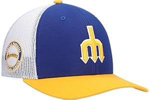 47 MLB Homerun Cooperstown Adjustable Snapback Mesh Trucker Hat, Adult One Size Fits All