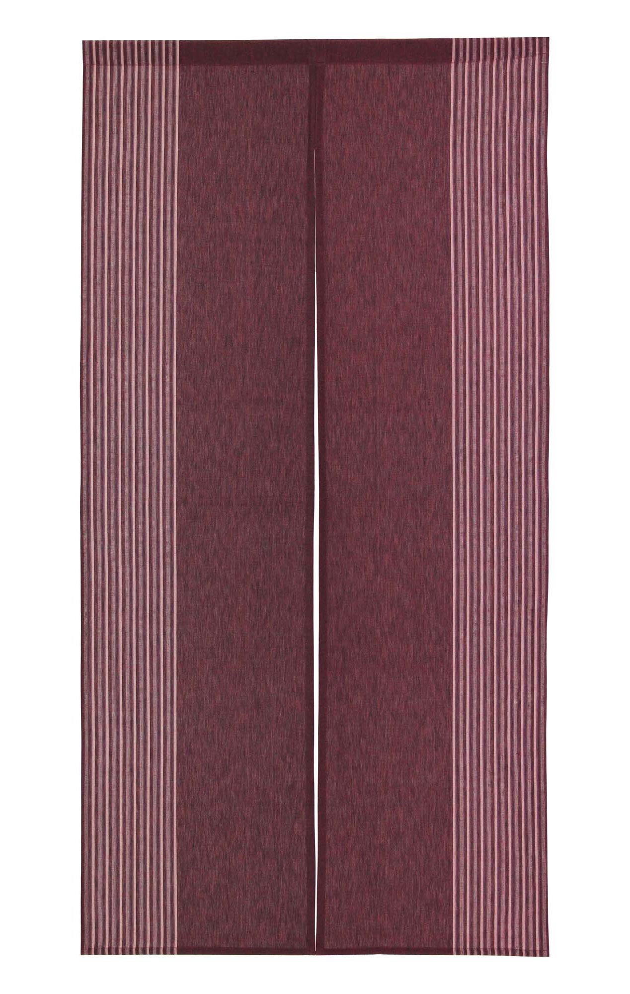 NARUMI 鸣海 Japanese Noren Curtain, W850 × H1700 (33.5"×67"), Bordeaux