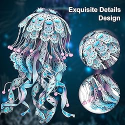 Piececool 3D Puzzles for Adults, Jellyfish Night