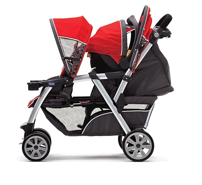 chicco lightweight double stroller