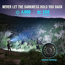 OLIGHT Seeker 4 Pro Rechargeable Flashlights, 4600