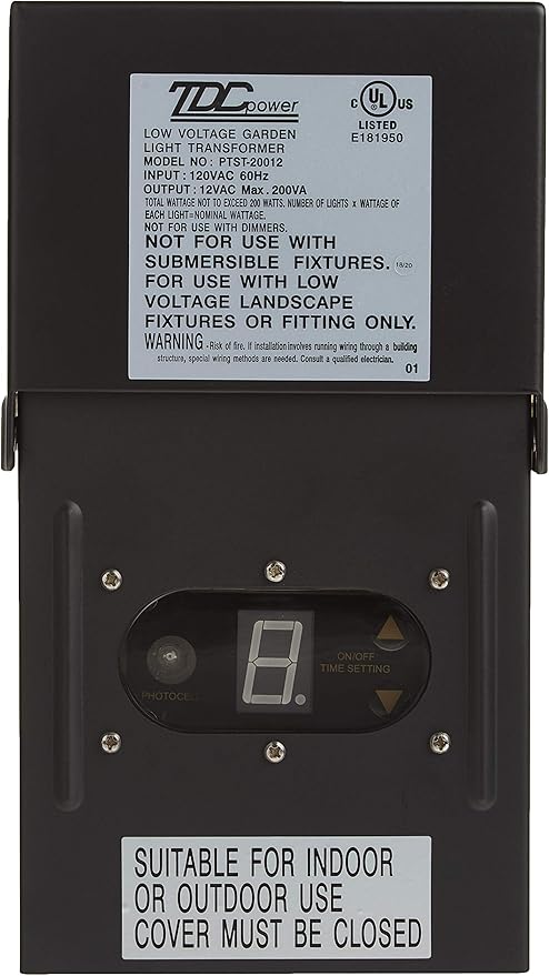 Moonrays 95432 Solar Electric Power Pack Low Voltage Outdoor Use With Light Sensor And Rain Tight Case 200 Watt 200 Watt Black Led Household Light Bulbs Amazon Com