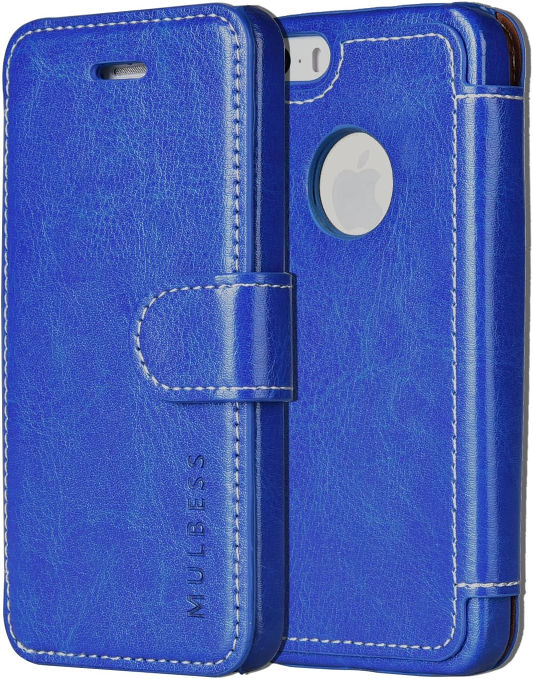 iPhone SE Case,Mulbess Pu Leather Flip Case Cover For Apple iPhone SE