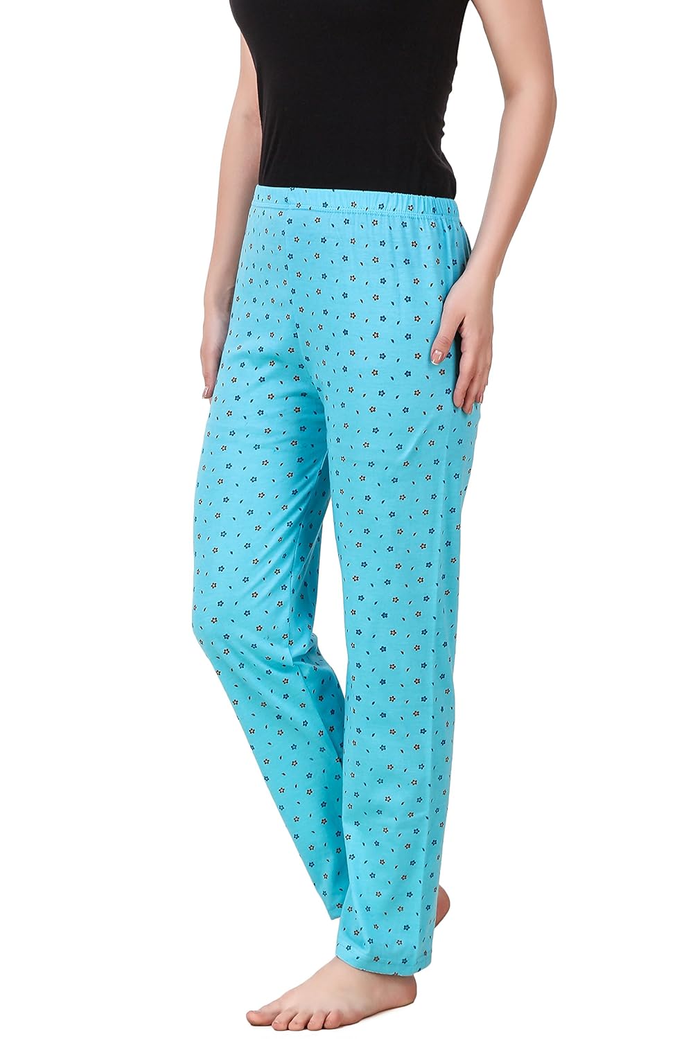 masha women's cotton printed multicolor pyjama