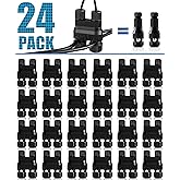 SUNVIE Fastlock2 Low Voltage Wire Connector Landscape Lighting Connectors 12-18 Gauge Waterproof Low Voltage Connectors Outdo