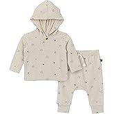 Modern Moments by Gerber Baby Hooded Hacci Top and Pant Set