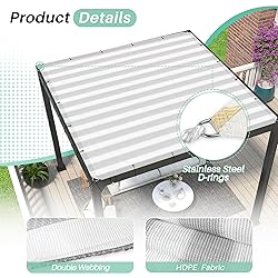 SunnyRoyal 22'x26' Sun Shade Sail Straight Edge