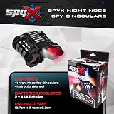 SpyX 10399 Night Nocs Binoculars for Kids 2x Magnification Red Light view 4