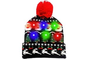 AZMONADIO Christmas Hat Beanie Hat White Elephant Gifts Funny Gag Gifts Novelty Party Favors Women Men Adults Kids