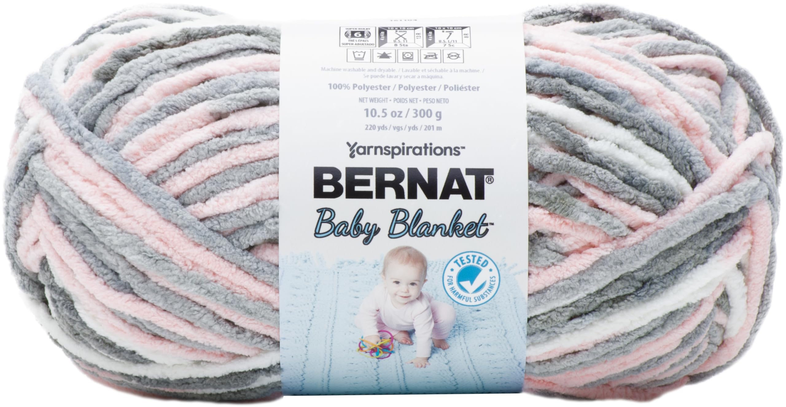 Bernat Blanket, Baby Greys, 300g