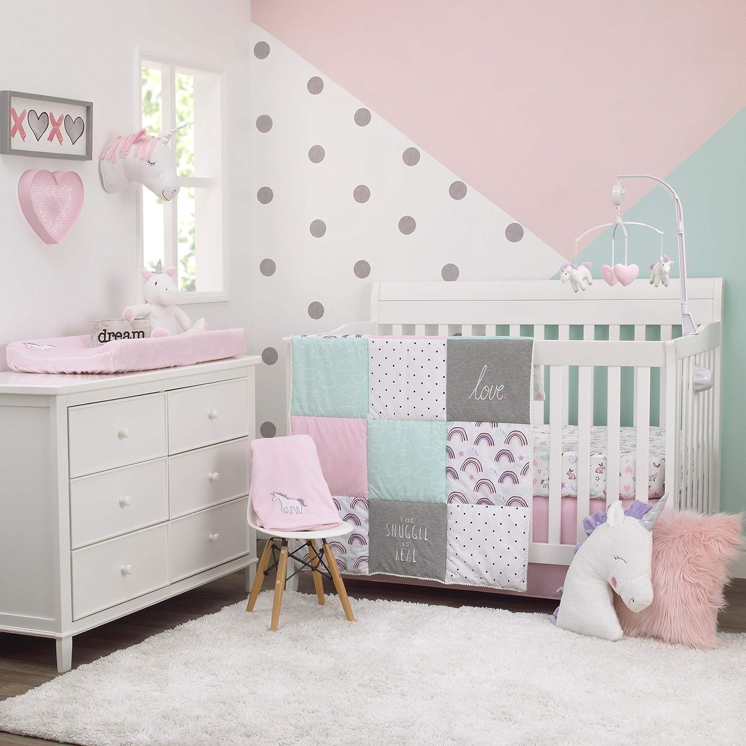 Best Pink And Grey Girl Baby Bedding The Best Home