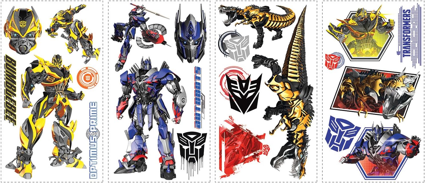 RoomMates Transformers: Age of Extinction Peel and Stick Wall Decals, Multicolor, 25.40 cm - Image 3