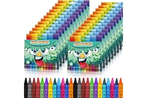 Kalysky Crayons Bulk 24 Crayon Packs with 12 Assorted Colors,Crayons For Kids,School Crayons,Set of 24 (288pcs)