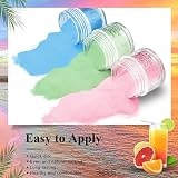 Honey Joy Neon Dip Powder Set 6 Colors Pink Yellow Purple Green Blue No Lamp view 6