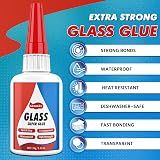 GleamGlee 35g Glass Glue Instant Ultra Strong Clear Adhesive for Glass view 2