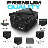 FORTEM Car Boot Organiser Storage 600D Oxford Non-Slip Base Collapsible 45L view 2