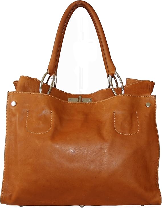 Italian Real Leather Luxury Handbag Women’s Bag Shopper Bag Leather Bag