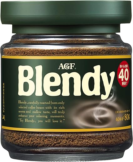 Amazon Co Jp Agf ブレンディ 瓶 80g インスタントコーヒー 水に溶けるコーヒー Amazonパントリー