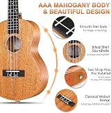 Vangoa 58.4 cm Mahogany Concert Ukulele Complete Kit view 2