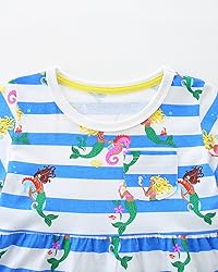 Hongshilian Toddler Girls Cotton Casual Dress