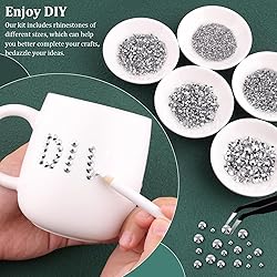 Resin Rhinestones for Crafting with B7000 Jewelry