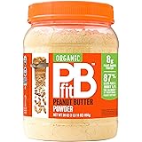 PBfit All-Natural Organic Peanut Butter Powder, Powdered Peanut Spread from Real Roasted Pressed Peanuts, 8g of Protein (30 o