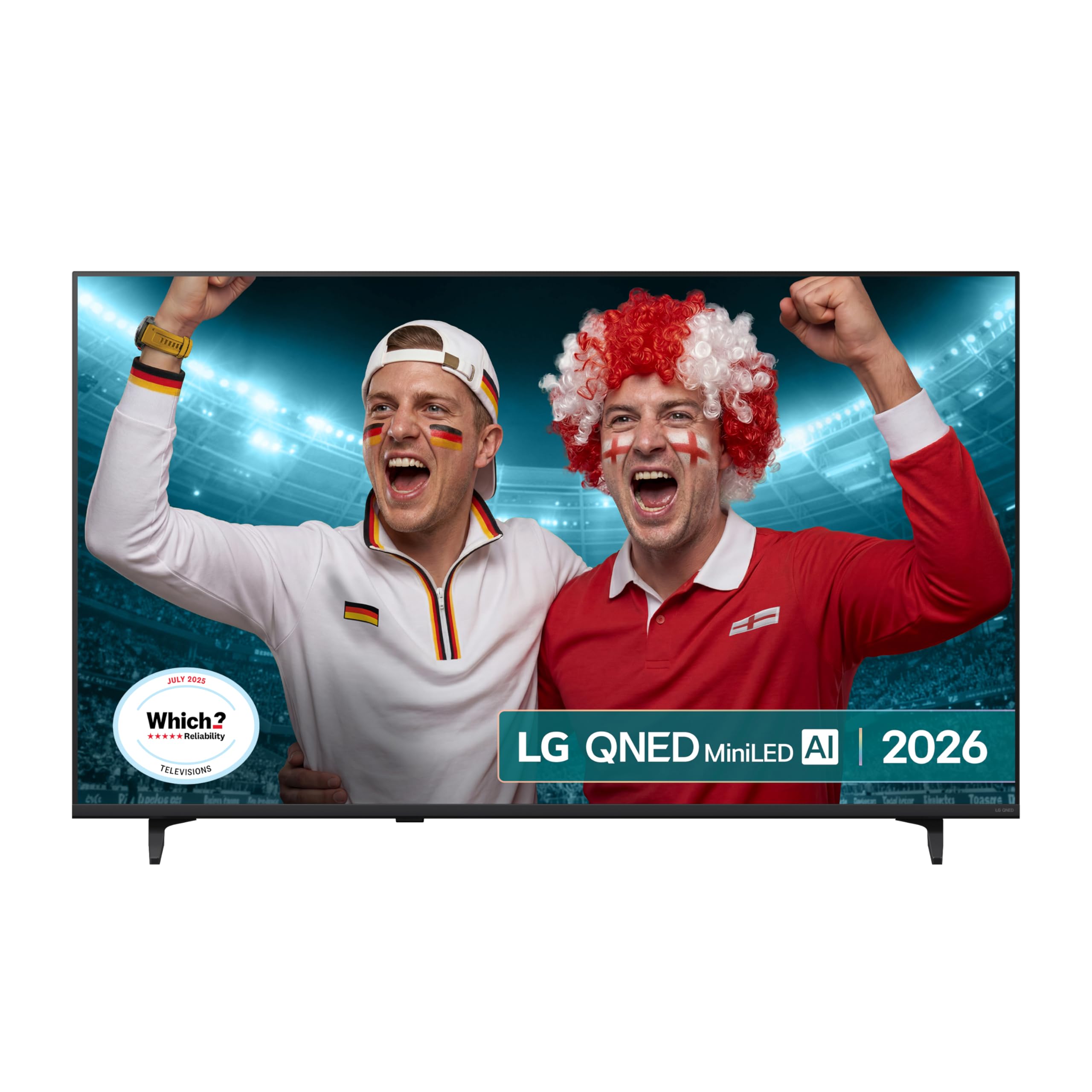 LG QNED MiniLED AI QNED7E 55QNED7EB3C 55 Inch Smart TV, α7 Processor Gen9, 60 Hz, HDR10, Filmmaker Mode™, Google Cast, Apple AirPlay 2, 2026