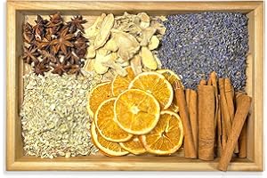 Varonite Cozy Nights Simmer Pot Potpourri – Aromatherapy for Winter Evenings with Cinnamon, Ginger, Lavender, Anise Star, Orange – Perfect Simmer Pot Mix for Fall & Christmas