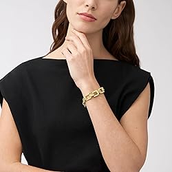 Fossil Women's Stainless Steel Gold-Tone Heritage