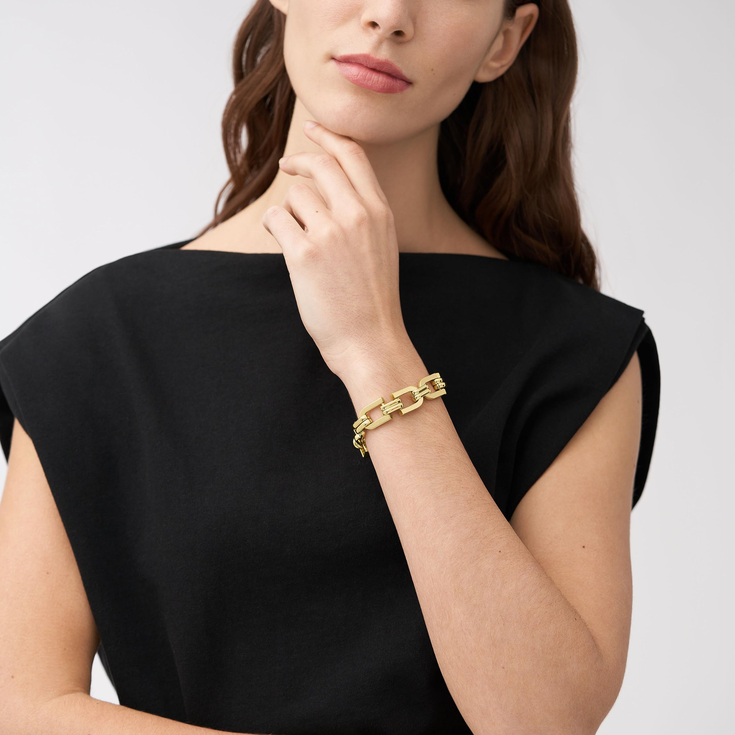 Fossil Women's Stainless Steel Chain Bracelet