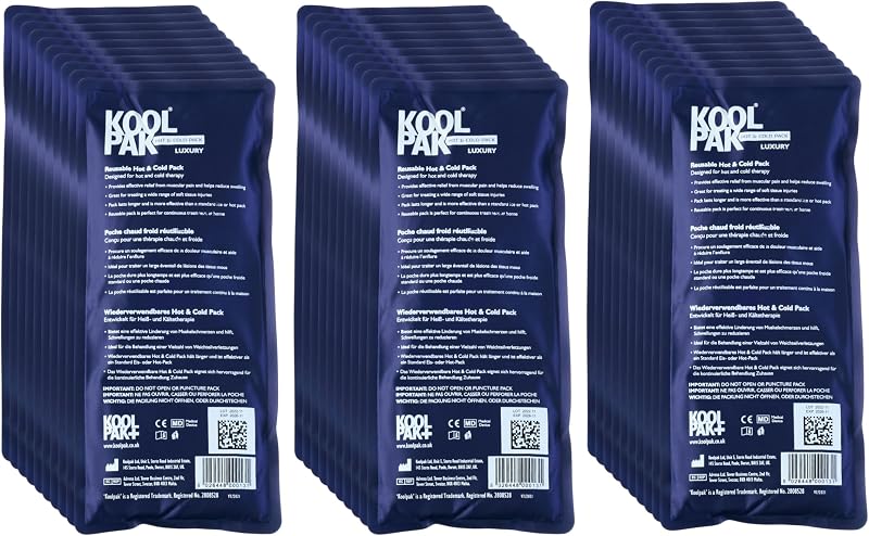 Koolpak Hot and Cold Gel Pack 12x29cm Reusable Pack of 30