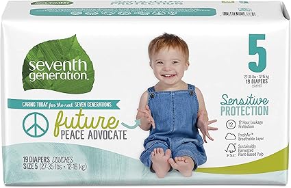 seventh generation diapers size 5