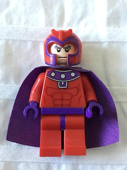 Lego Marvel Super Heroes X Men Minifigure Magneto Dark Purple With