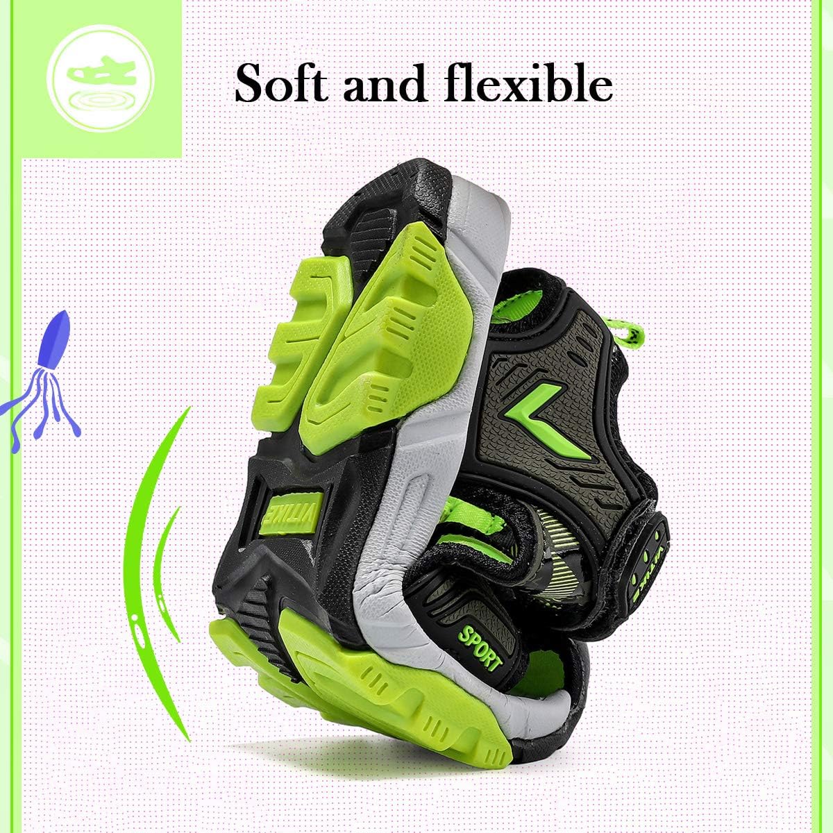 Kids Sandals Boys Outdoor Hiking Sports Sandal Girls Pool Beach Shoes Summer Water Shoe Sneakers: Shoes