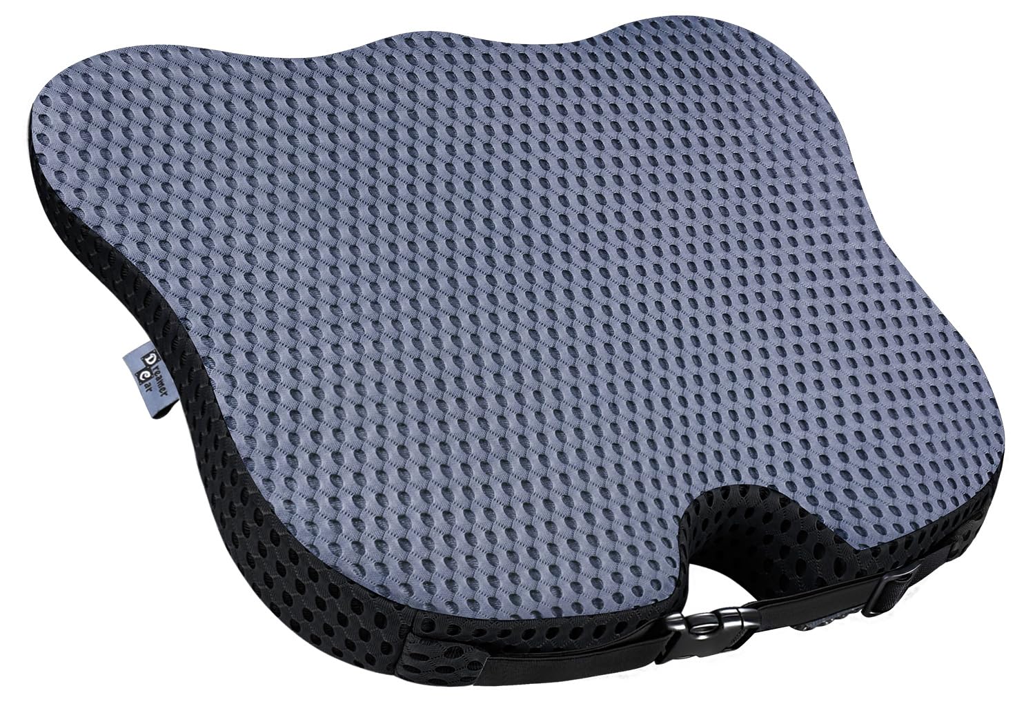 Photo 1 of Soft Dense Memory Foam Car Seat Cushion for Driving - Seat Cushion for Car Seat Driver with Wedge Design & Raised Back to Broaden Vision, Provides Comfort for Lower Back & HIPS (Passenger Use Too)