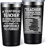 DOEARTE Teacher Gifts for Men - Teacher Christmas Gifts - Thank You, Birthday, Teachers Appreciation Week Gift for Teachers - 20oz Tumbler
