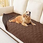 hyha Waterproof Dog Bed Blanket, Soft Pet Blankets, Waterproof Couch Cover for Dogs, Reversible Sofa Covers Washable for Furniture (30x70 Inch, Brown/Chocolate)