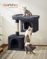 Feandrea Cat Tree Tower 84 cm Large Perch 56 x 40 cm for Large Cats view 2