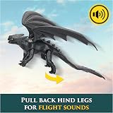 Dreamworks Dragons How to Train Your Dragon Plasma Sounds Night Fury 13" Action view 6