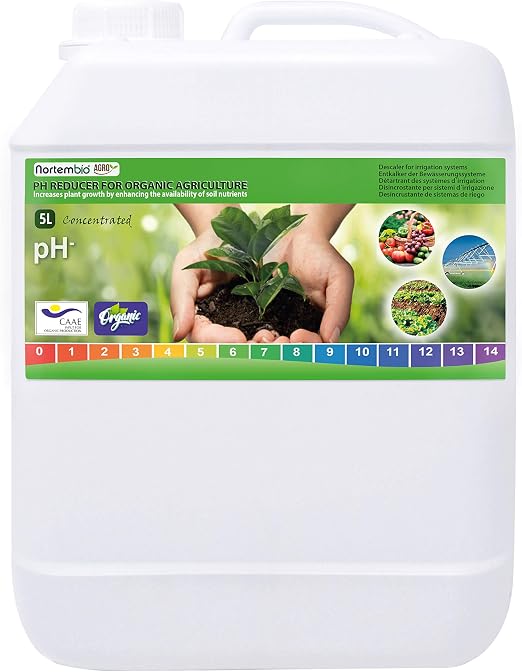NortemBio Agro Reductor de pH Ecológico 5 L. Uso Universal ...