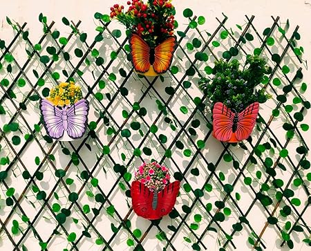 RVs Gardens Accessories Butterfly Railing Planter (5 inch) (White)