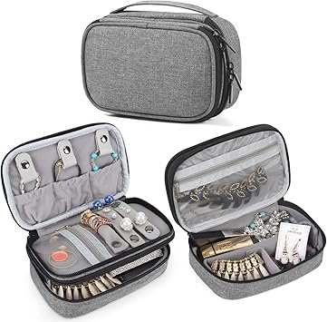 Amazon.com: Teamoy – Estuche organizador de joyería de viaje ...