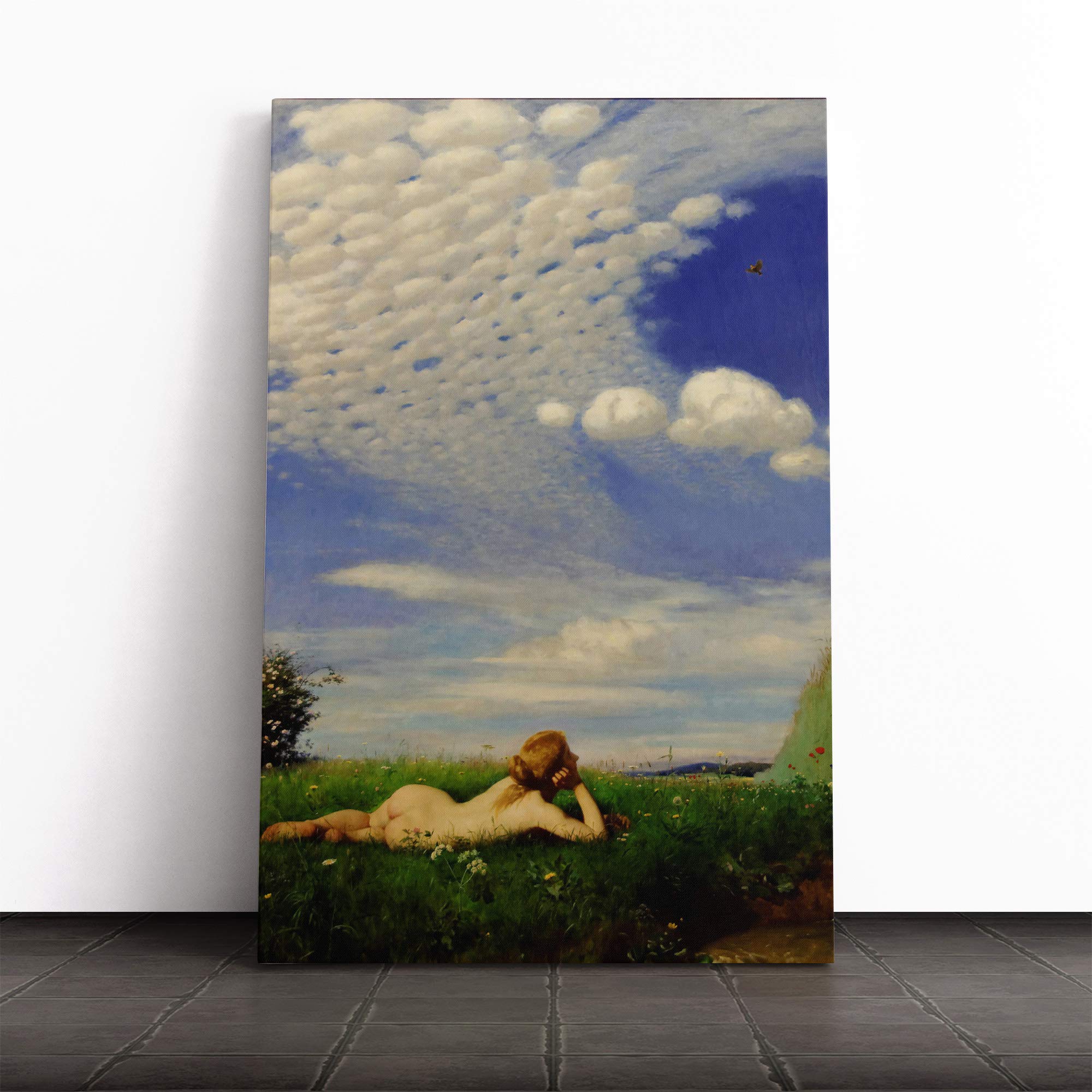Pal Merse Skylark Canvas Print | Gallery Wrapped 30mm Frame Wall Art | 20x14 inches | Ready to Hang | Modern Picture | Living Room Bedroom Lounge Office