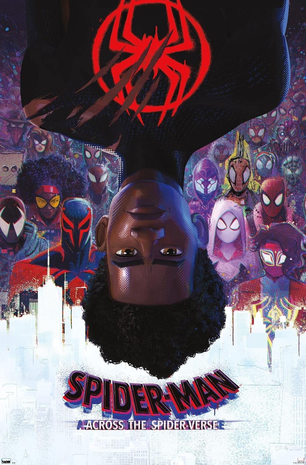 Wall Décor - Trends International Marvel Spider-Man: Across the Spider-Verse - Official One Sheet Wall Poster, 22.38