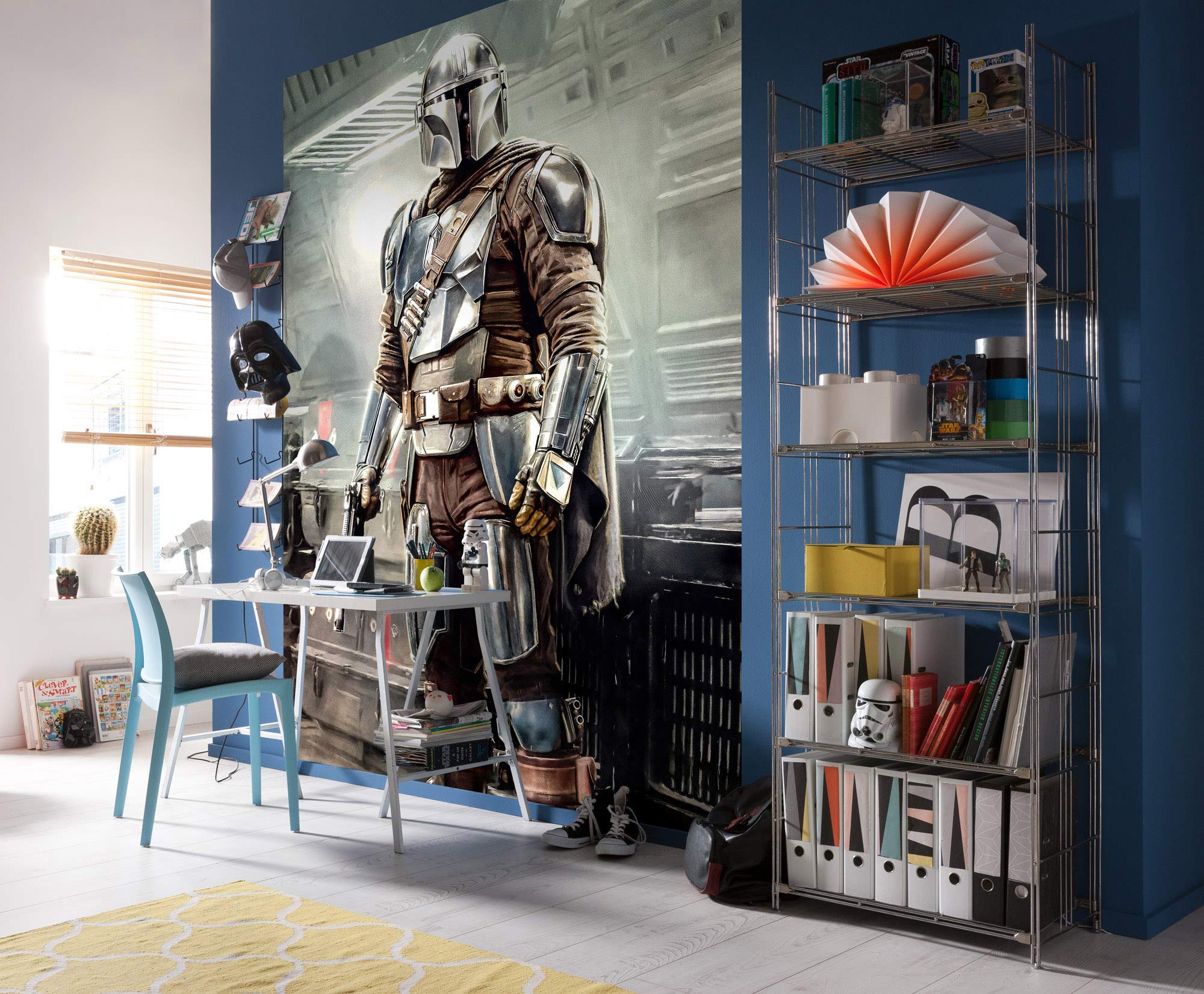 Komar Star Wars IADX4-023 Non-Woven Photo Wallpaper Mandalorian Fight Posture Dimensions: 200 x 280 cm (Width x Height)