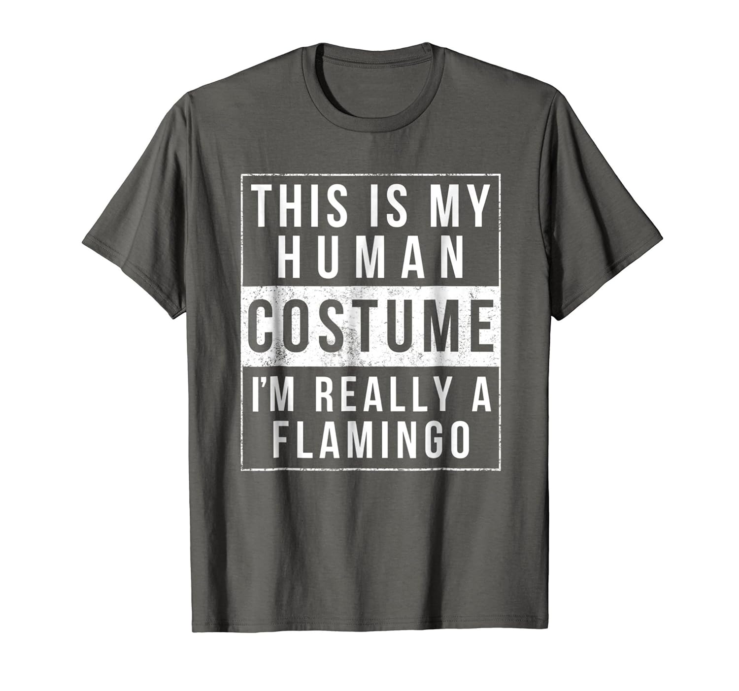 Flamingo Halloween Costume Shirt Easy Funny-Rose