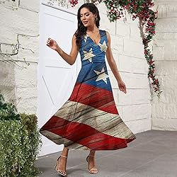 CHRATLHI Fourth of July Dresses for Women American