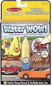Melissa & Doug Water Wow! Book – Vehicles